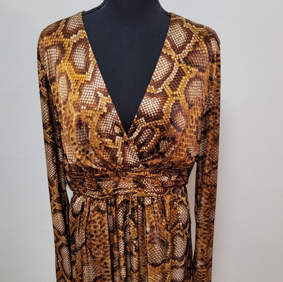 Altuzarra x Target Snake Print Knee Length Dress Size 14 - Picture 3 of 8